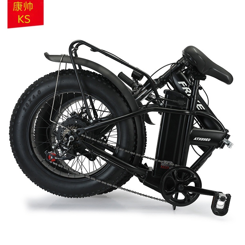 20 pulgadas neumáticos gordos plegables motocicleta de nieve comercio exterior gran bicicleta de montaña de velocidad variable bicicleta eléctrica ayuda