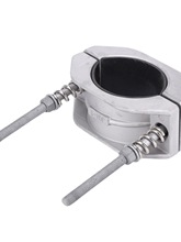 铝合金高压管母线电缆固定夹JGH-1-2-3-4 带弹簧单芯电缆抱箍金具