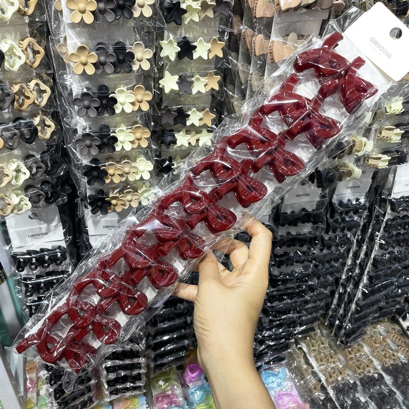 赤いリボンスタイルベビークリップヘッドミニ小さなクリップ前髪女性の夏のヘアピンヘアアクセサリー卸売義烏|undefined