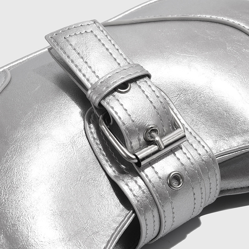 Borsa a tracolla da ascella elegante e versatile con texture Baguette, nuova di zecca, 2025 da donna_voghion.com