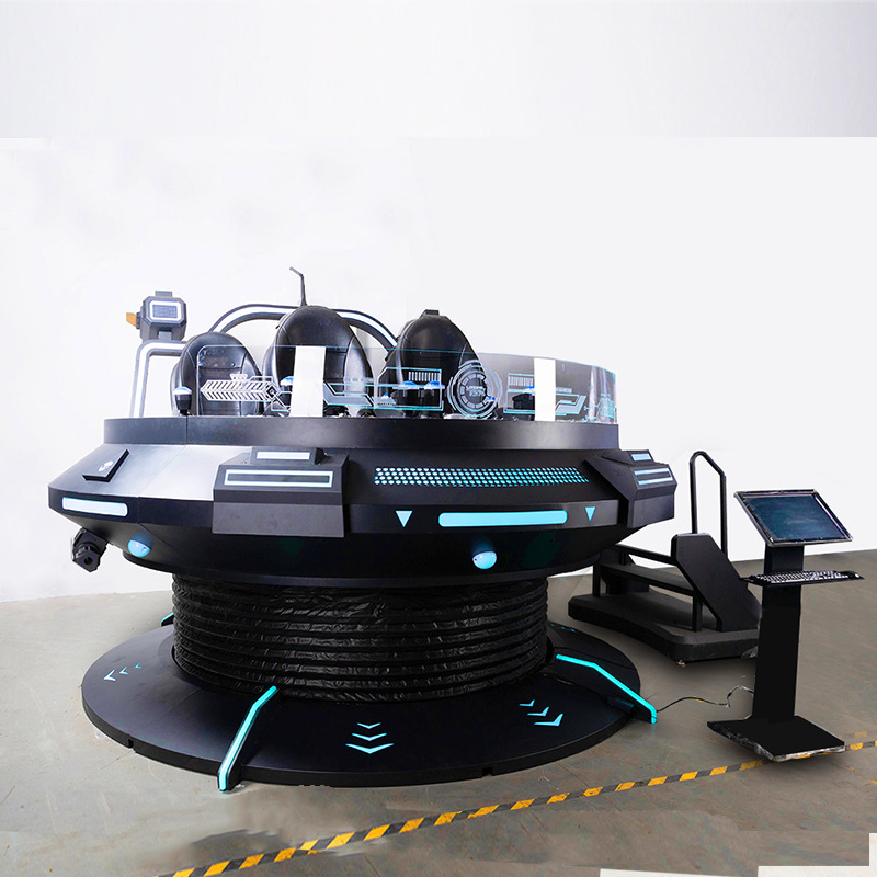 VR platillos voladores comerciales multi-persona sensoria interactiva juego de entretenimiento inmersivo equipo de entretenimiento parque de atracciones sala de experiencia electrónica