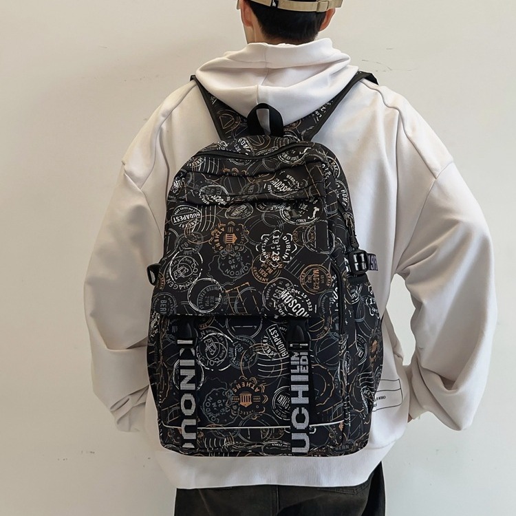 新款ins学院风大容量书包中学生双肩包休闲包笔记本电脑背包批发