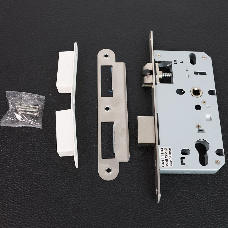 Ingeniería 304 cerradura interior de acero inoxidable cerradura de puerta silenciosa cerradura de puerta de baño cerradura de cobre con llave cerradura de puerta