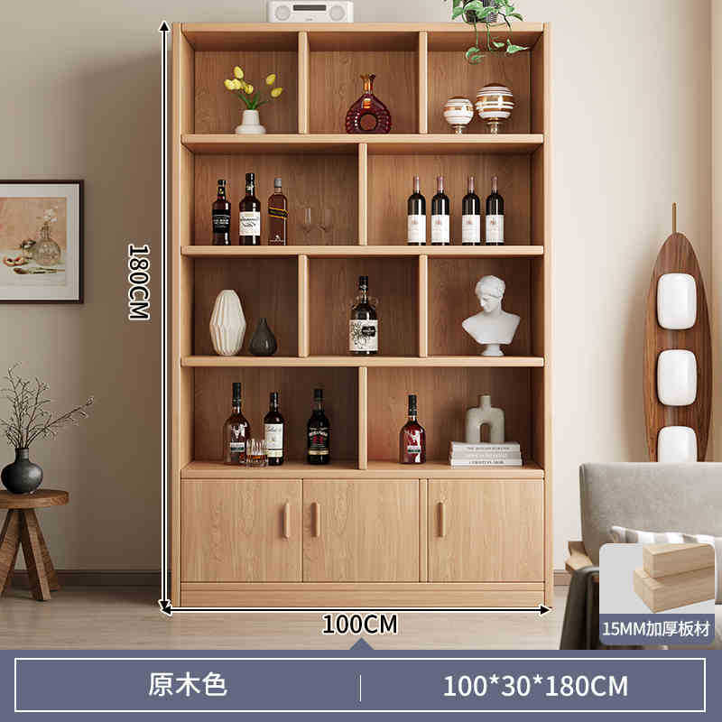 Estante de madera sólida estante de almacenamiento estante de piso simple estante de libros para niños estudiantes dormitorio doméstico sala de estar armario de almacenamiento multicapa