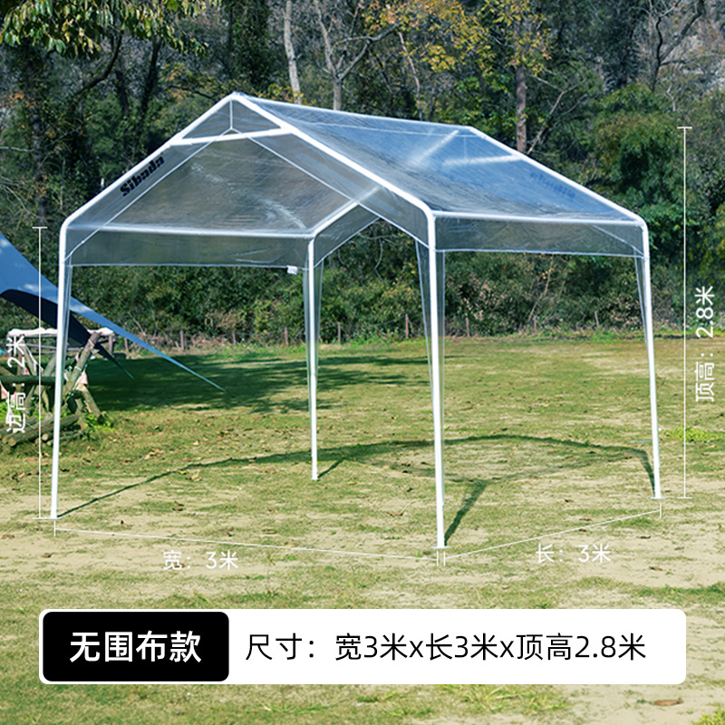 Tienda de mercado de celebridades de Internet al aire libre, toldo, carpas transparentes, parabrisas de otoño e invierno, restaurante a prueba de frío, jardín de flores