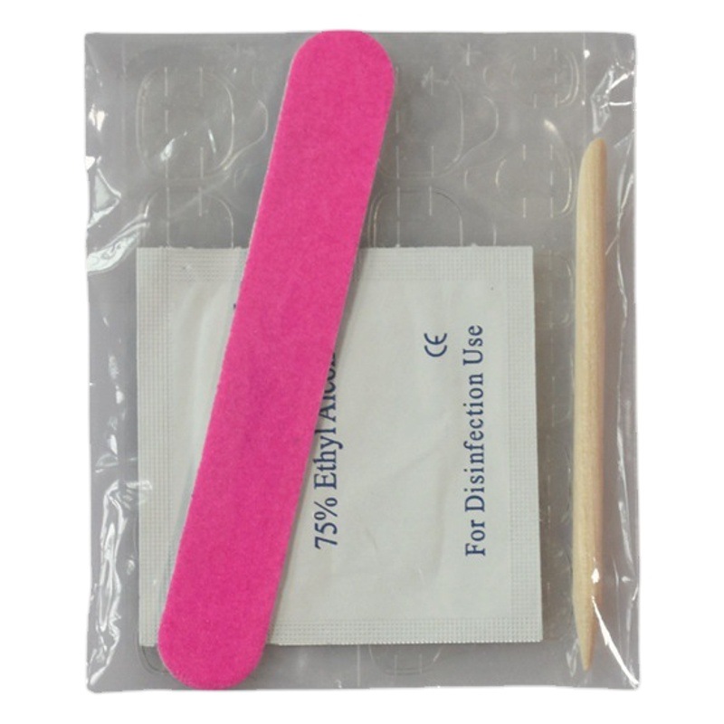 Jelly Glue traje manicura accesorios acabados jalea pegamento Kit de fábrica al por mayor pegatinas de doble cara delgada más pegamento amarillo pegajoso