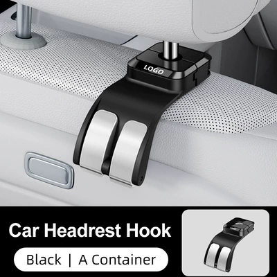 Other Automotive Interior Supplies | Hook for Car Interior - e001-car-hook-black-customized-logo