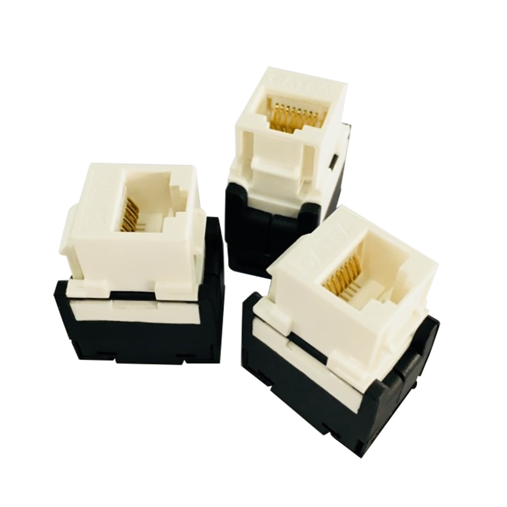 超六类非屏蔽180度免工具式模块