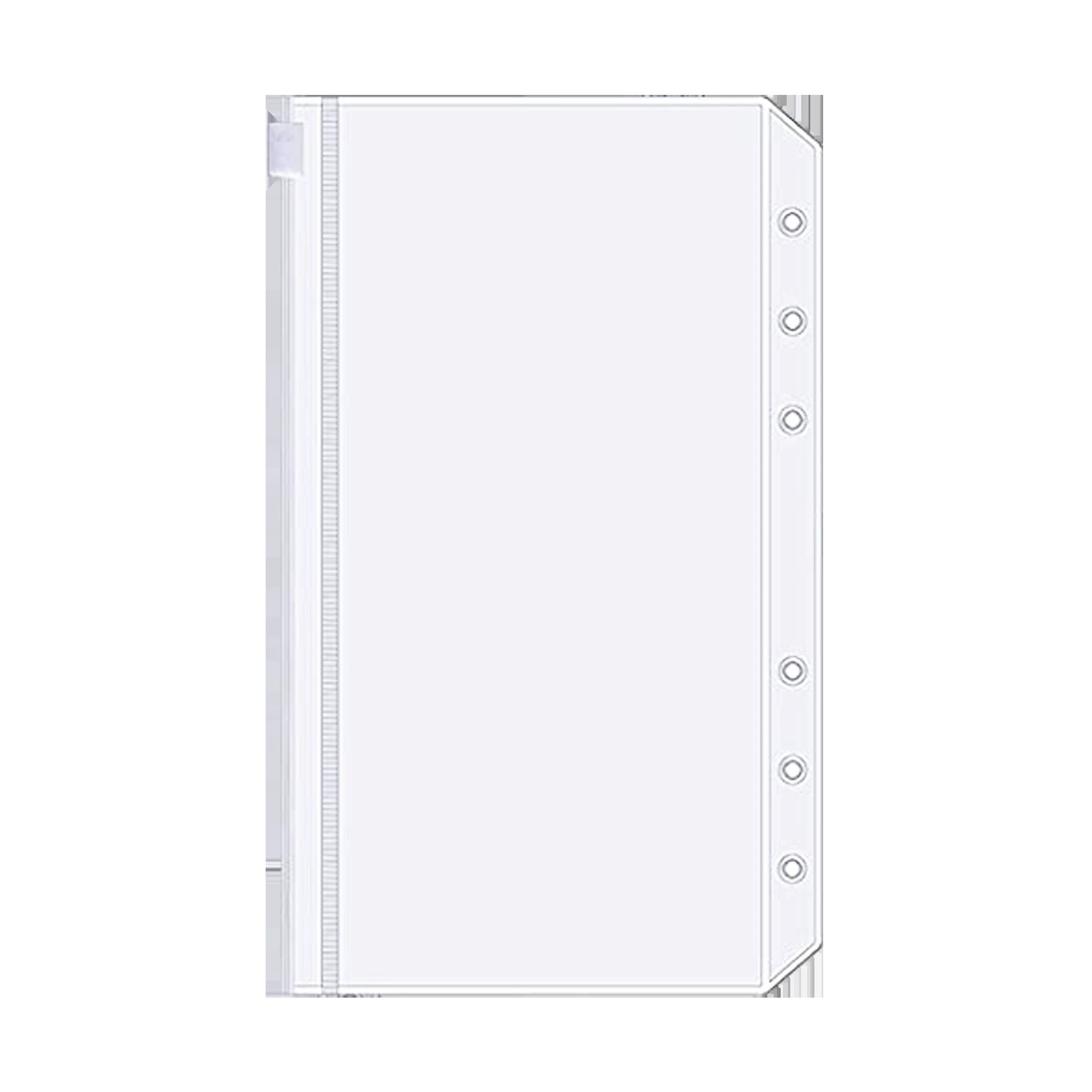 Laptop, book for business cards, storage bag PVC with zipper, 5A, 6b, tear-off sheet