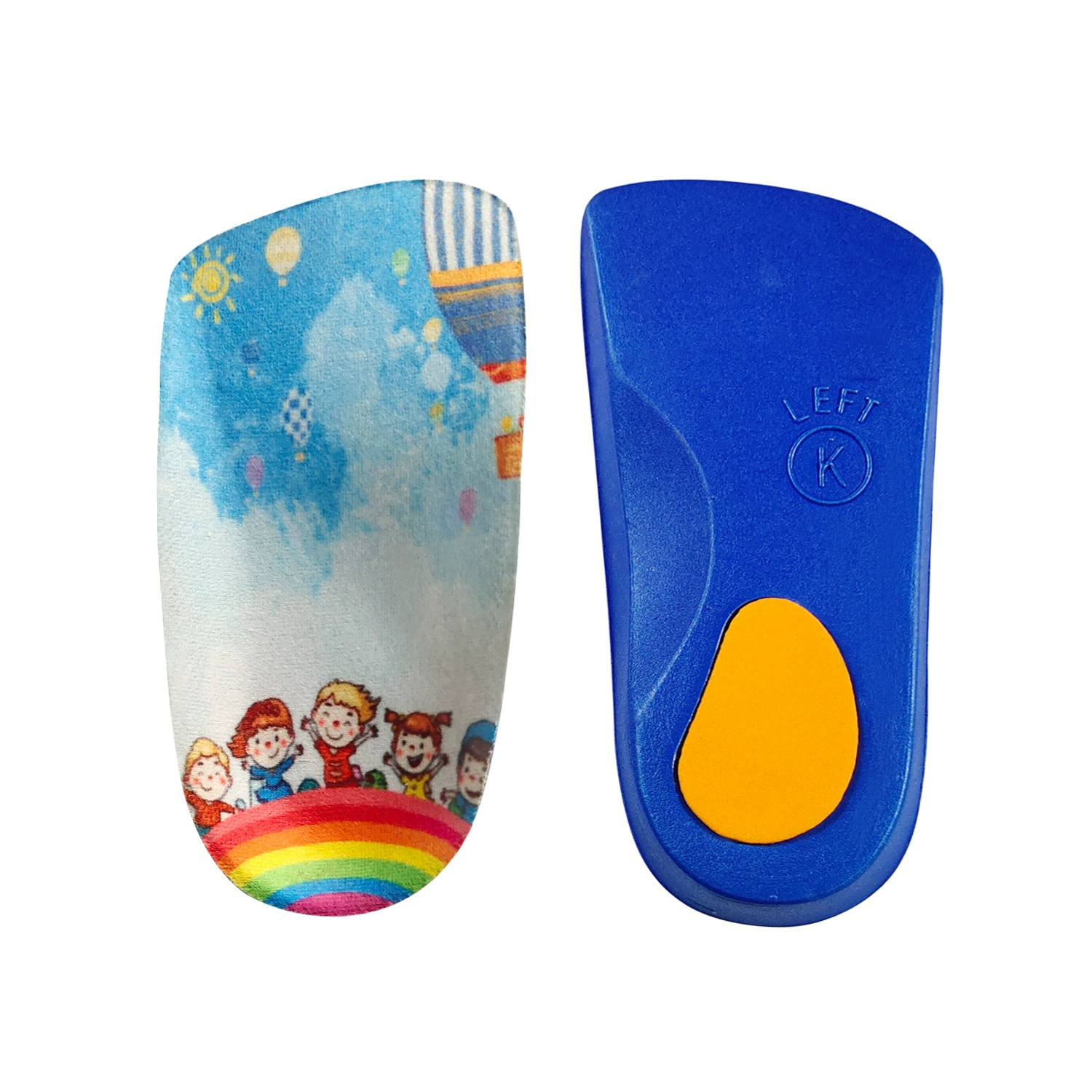 Детская корректирующая стелька для арки Спортивная дышащая буферная стелька высокоэластичная дышащая опорная подошва из этиленвинилацетата