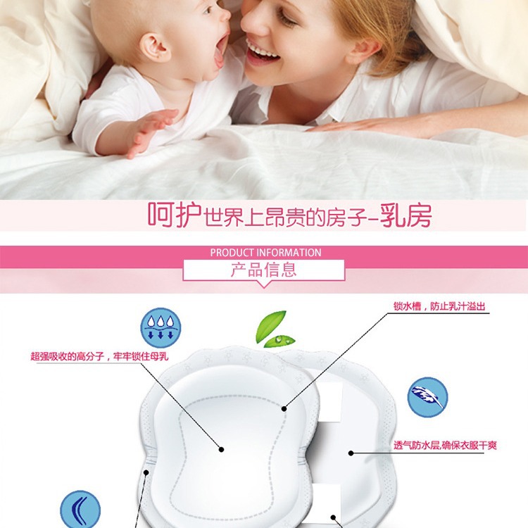 哆拉哆布媽咪輕薄透氣款24片裝一次性防溢乳墊 哺乳墊盒裝6049
