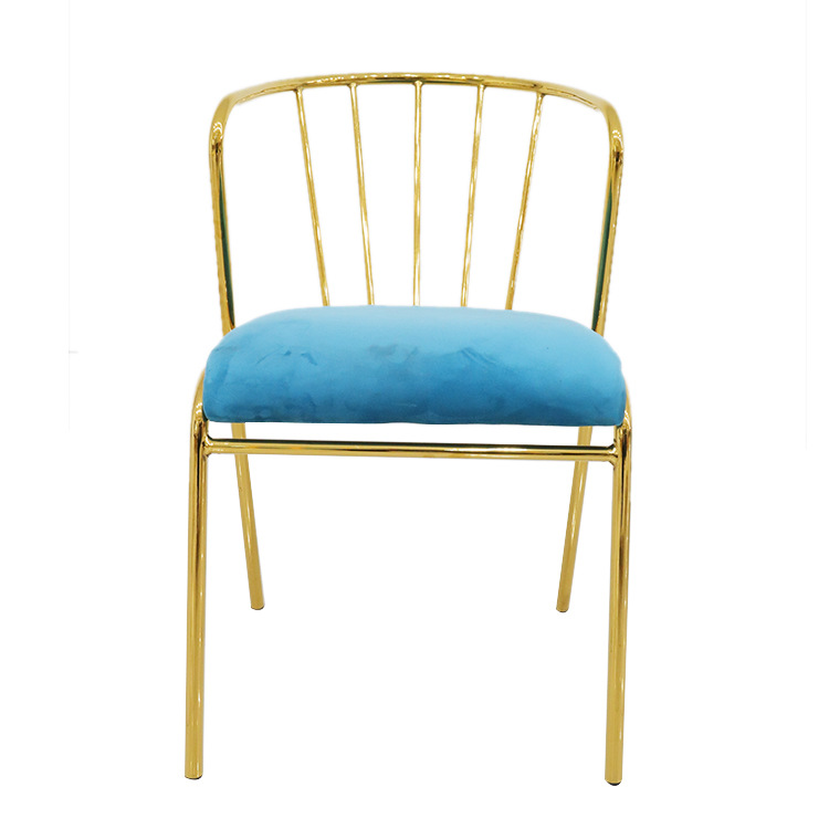 Silla de comedor de terciopelo exportada silla de comedor italiana silla simple moderna silla de lujo ligera silla de respaldo de alta calidad