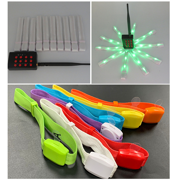 智能遥控15色发光手环LED发光手腕带酒吧演唱会闪光织带手环批发_10.jpg