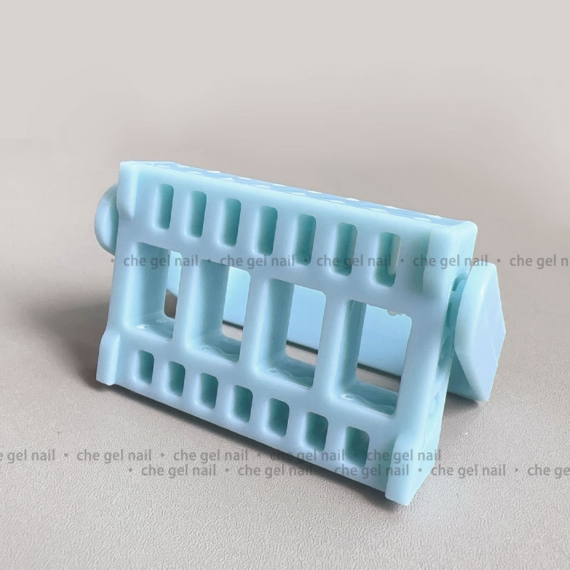 16-hole grinding head storage rack-blue
