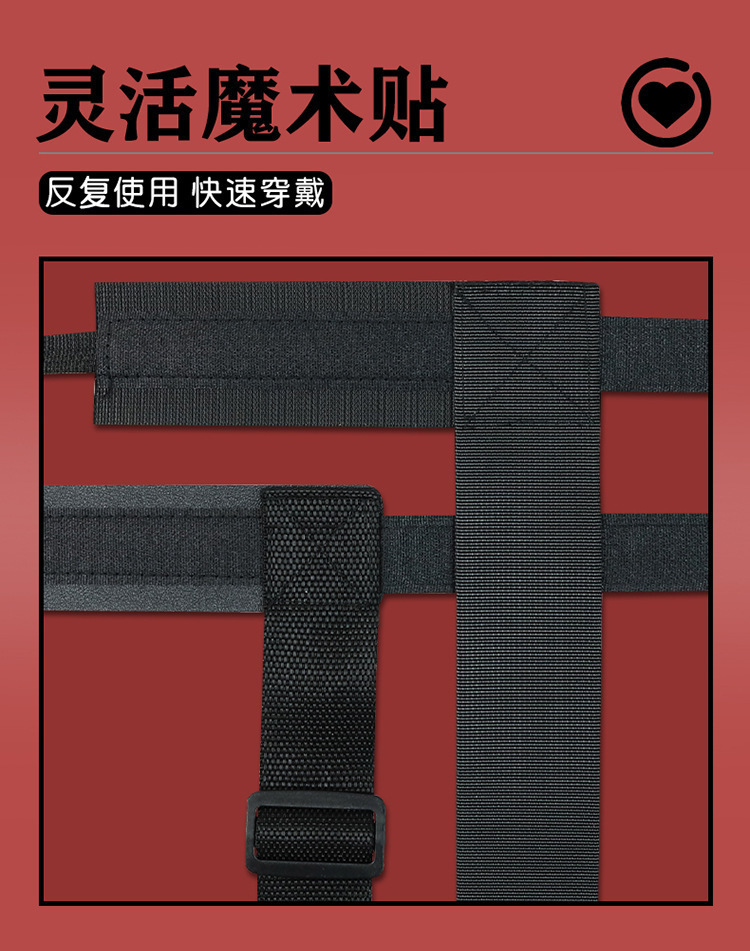 SM Bondage Set with Handcuffs, Collar and Bed Straps in Black — detail image 15
