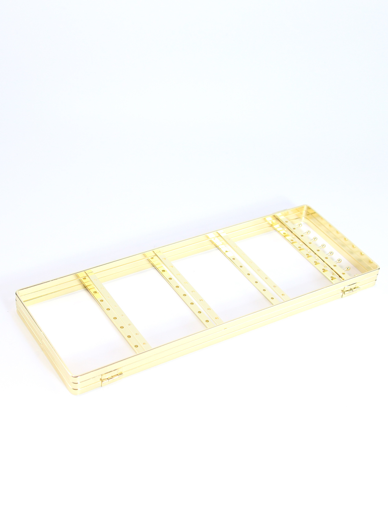Wrought Iron Design Simple Style Style Simple Style Solid Color Metal Iron Wrought Iron Jewelry Rack