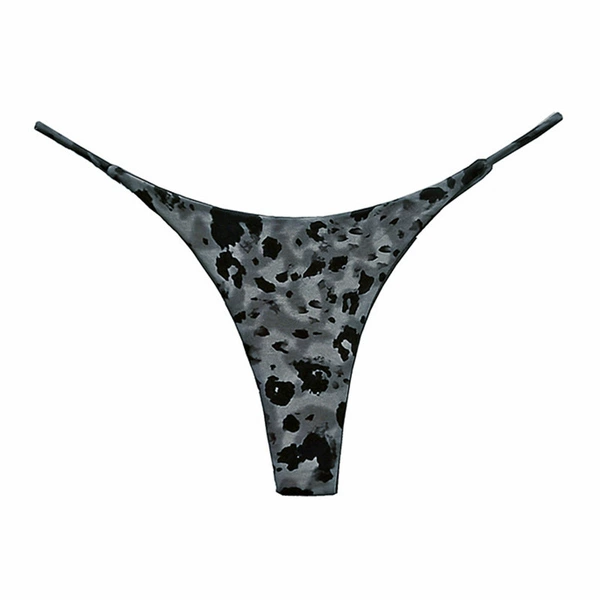 Gray Leopard-thong