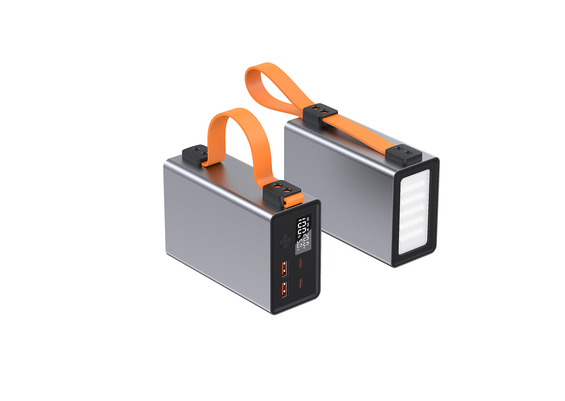 Aluminum Alloy Ultra-Large Capacity 40000mAh Power Bank with PD Bidirectional Fast Charging Durable Portable Mobile Power Supply for Students and Outdoor Use