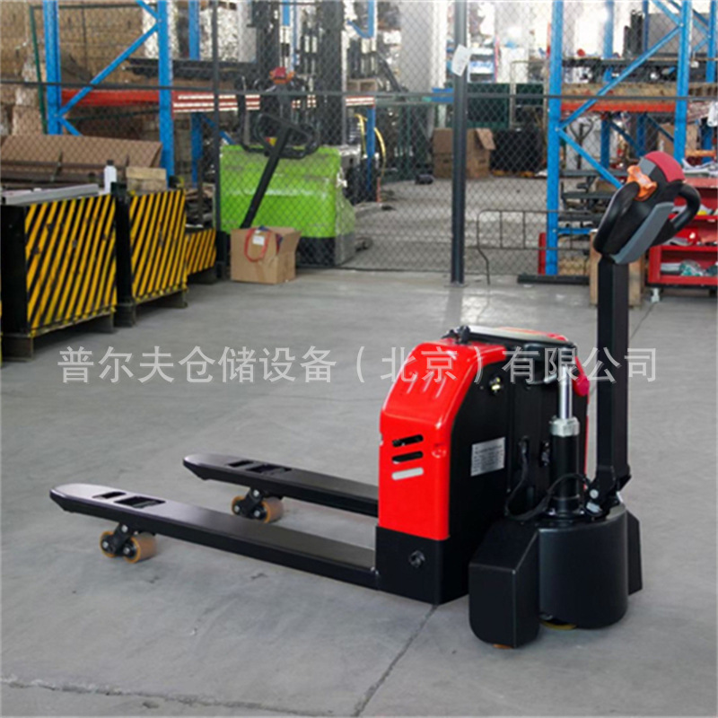 步行全电动搬运车小金刚地牛锂电池电动叉车托盘堆高车北京