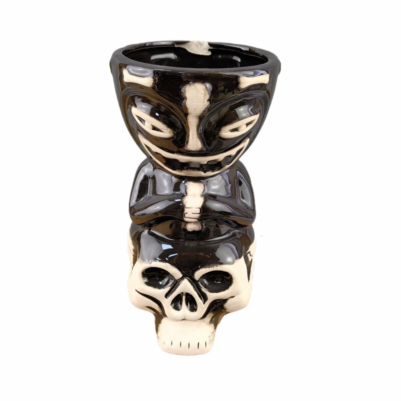 Halloween Skull Cup Totem Cup Hawaiian Tiki mug creativo mug cerámico mug Maori chief