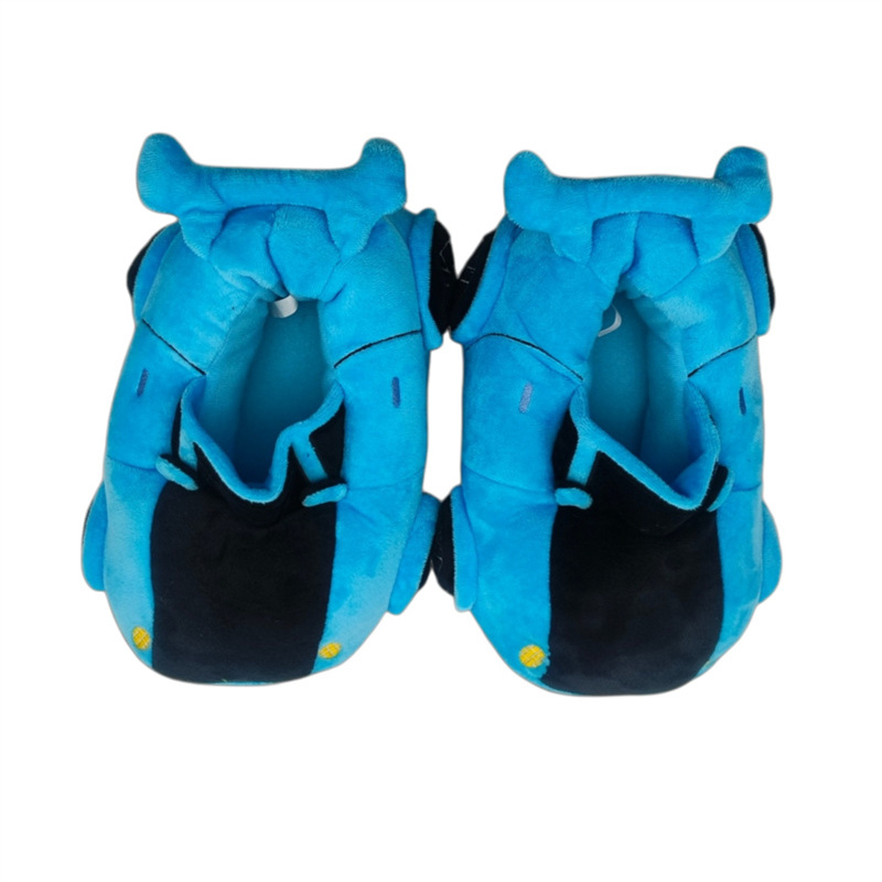 Transfronterizo serie de calabaza de peluche de Halloween zapatillas de muñeca limitadas lindas zapatillas caseras de peluche de calabaza extrañas image 5