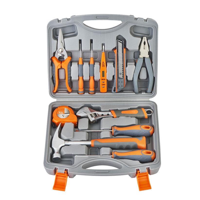 诺顿NORTON家用工具箱 套装 电工组合五金手动工具组套12件套礼品