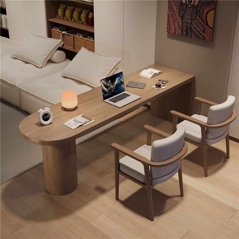 All Solid Wood Double Desk Home Student Study Table Large Board Table Computer Table Reading Table Modern Simple Long Table
