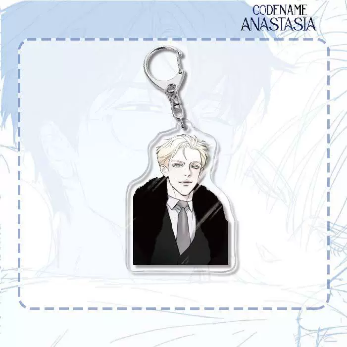 Acrylic Keychain (Codename Anastasia) Double-Sided 6 cm, Cute Character Pendant