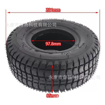 Thickened wear-resistant 9*3.50-4 generation scooter Elektrikli avtomobil şinləri