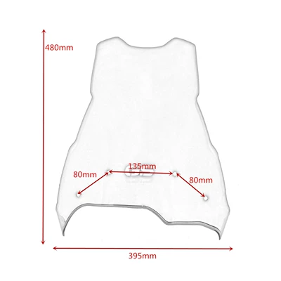 Suitable for Bao-Ma: Motorcycle front windshield