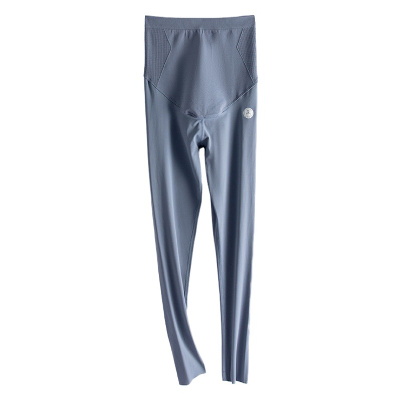Pregnant Women's Pants Leggings Slimming Autumn and Winter New Maternity Shark Skin Pu Thickened fleece-lined Pregnant Women's Leggings