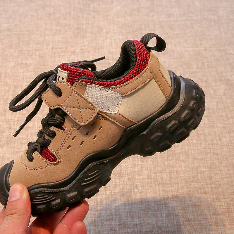 Jungen 2024 Frühling und Herbst Bergsteigen Weiche Sohlen Anti-Rutsch Weibliche Baby Sport Mode Kinder Casual Single_voghion.com