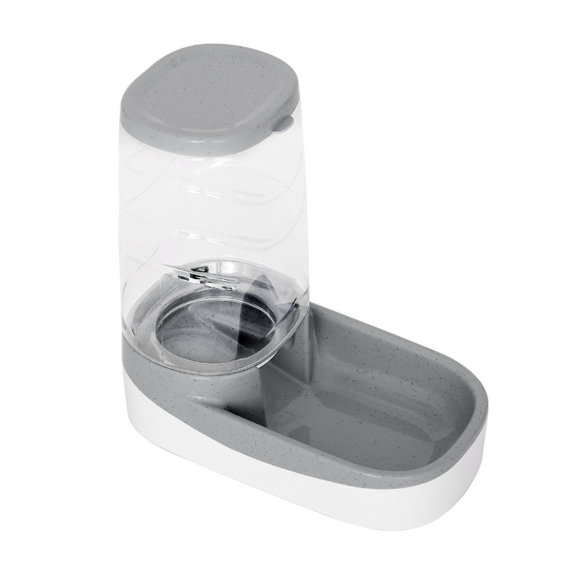 Gato dispensador de agua Alimentador automático perro dispensador de agua cuenca de agua Flujo no-plug-in alimentación de agua para mascotas integrado