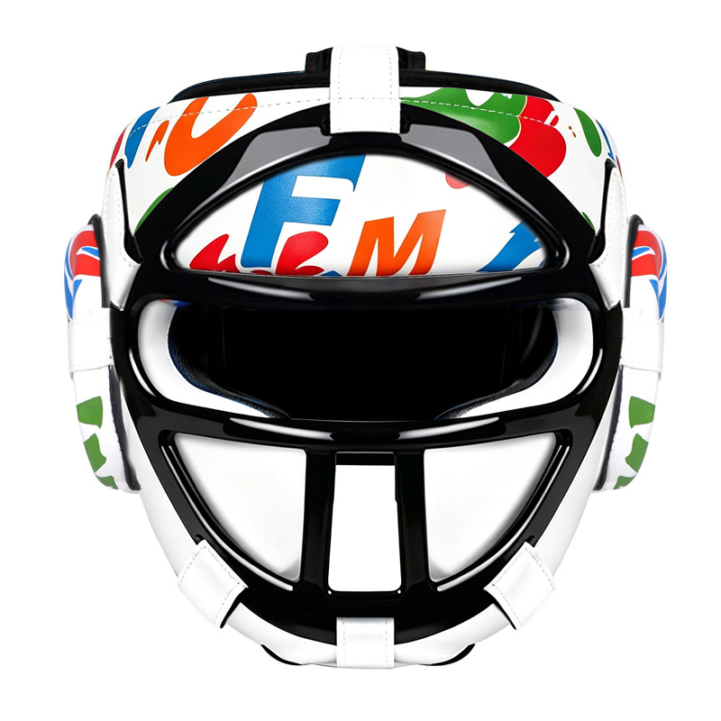 Casco de Protección Facial para Boxeo y Sanda de PU para Entrenamiento image 15