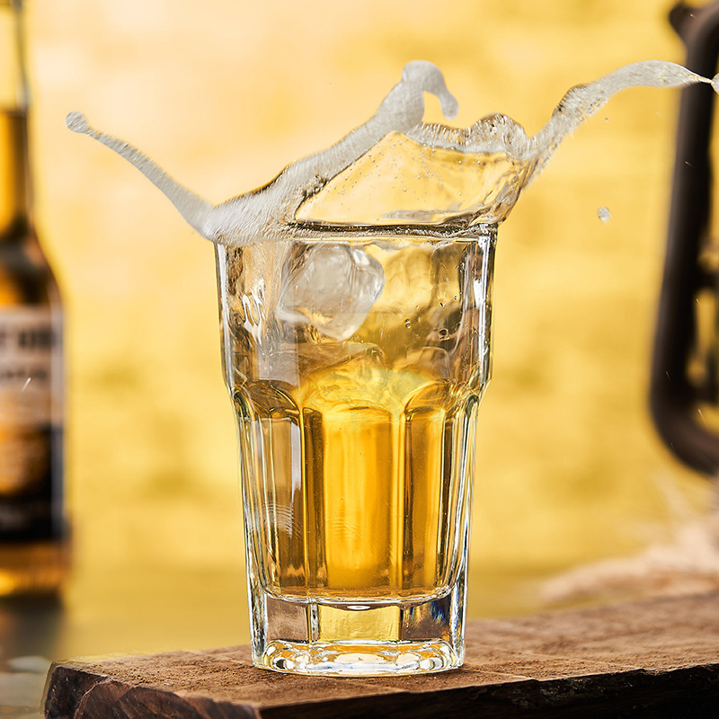 Libby taza de cerveza endurecida octogonal de gran capacidad taza de cerveza casera taza de jugo taza de bar taza especial KTV