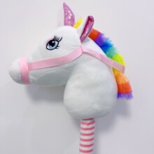 马头棒幼儿园游戏表演舞台道具音乐马头棍儿童摄影毛绒玩具礼物