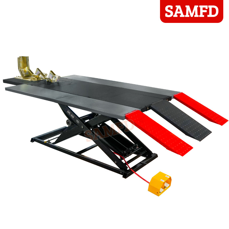 Reparador de plataforma elevadora de motocicleta, reparación de elevadores, marco, gato, máquina hidráulica, grúa neumática