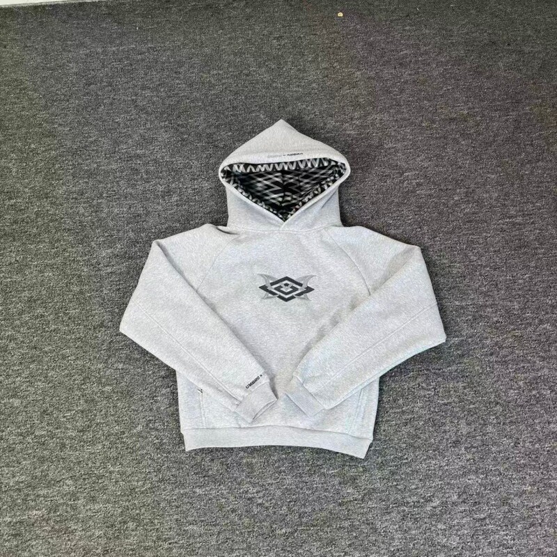 Mertra embroidered logo fleece-lined hooded sweatshirt for men and women, loose casual jacket, heavy-duty autumn and winter fashion