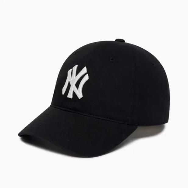 MLB棒球帽NY洋基队2025软顶复古韩国帽子男女款弯檐LA遮阳鸭舌帽|undefined