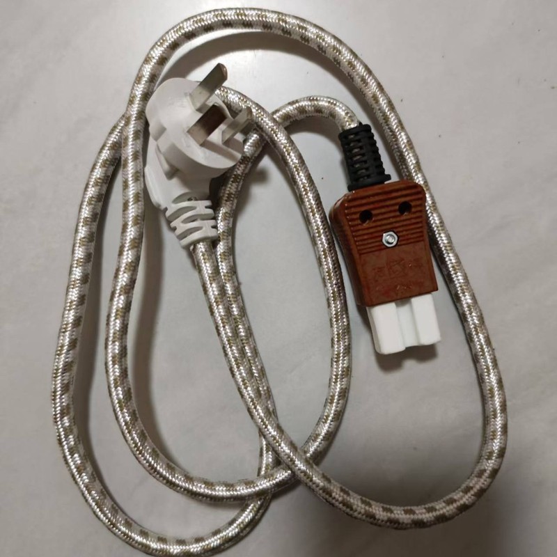 新しい電気ポット電源コード純銅ハイパワー三穴セラミックヘッド多目的ポット電気ポット中華鍋ケトルコード|undefined