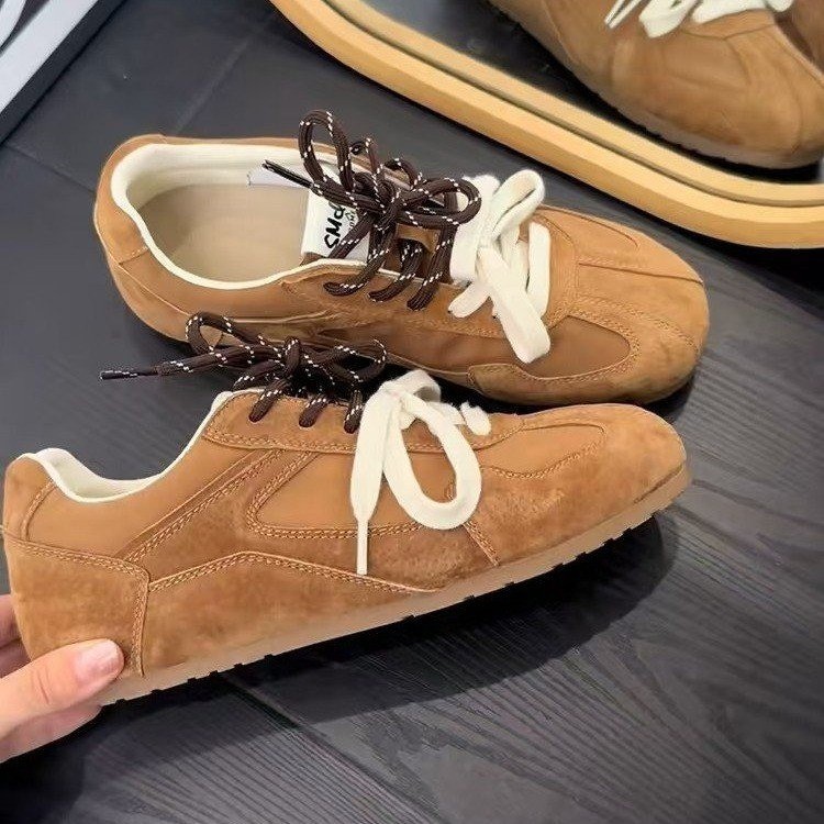 Grava madre estudiolee estilo retro contraste redondo cuadrado estilo casual agon de entrenamiento skate zapatos para mujeres nuevas