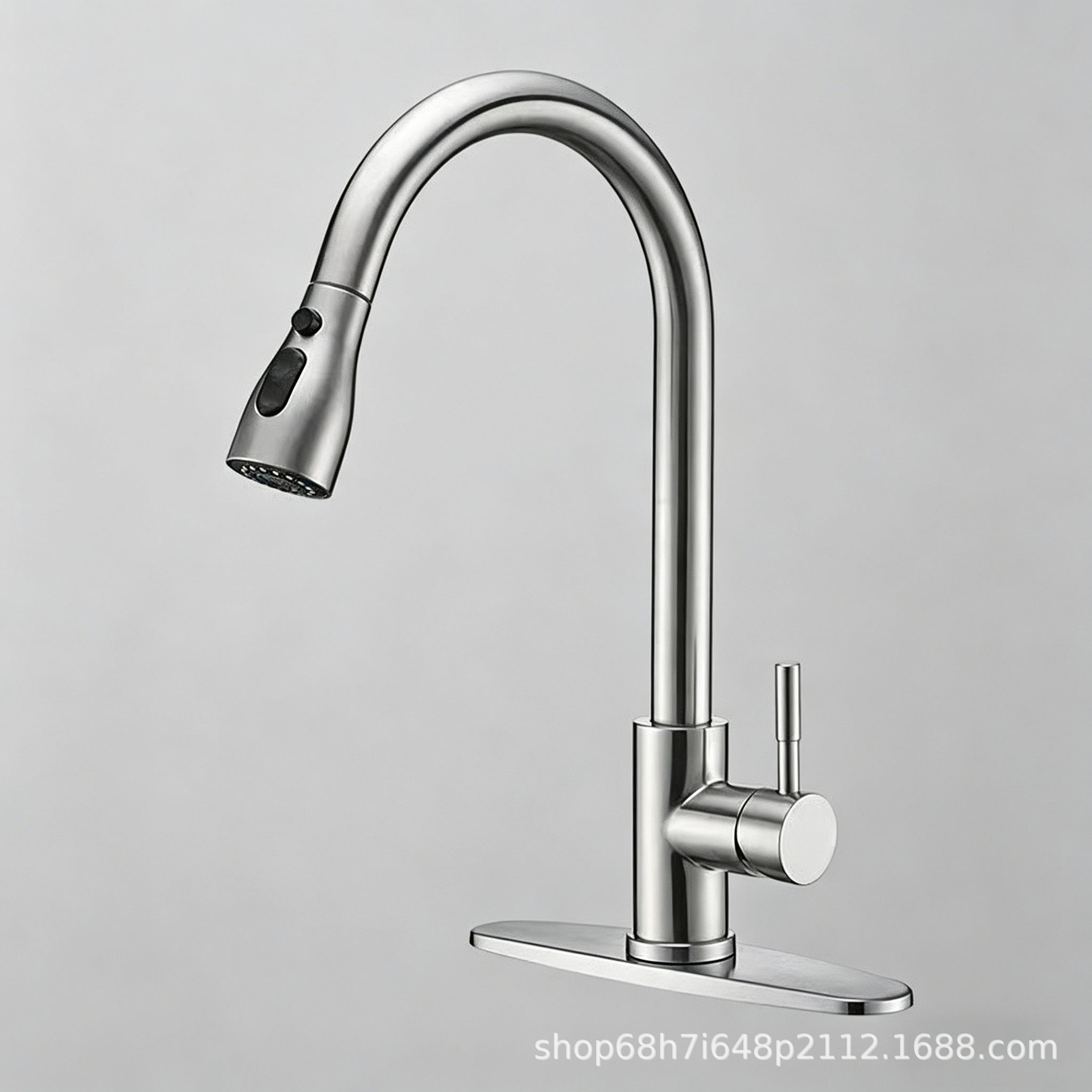 Grifo Extraíble de Cocina 360° de Acero Inoxidable 304 para Agua Fría y Caliente