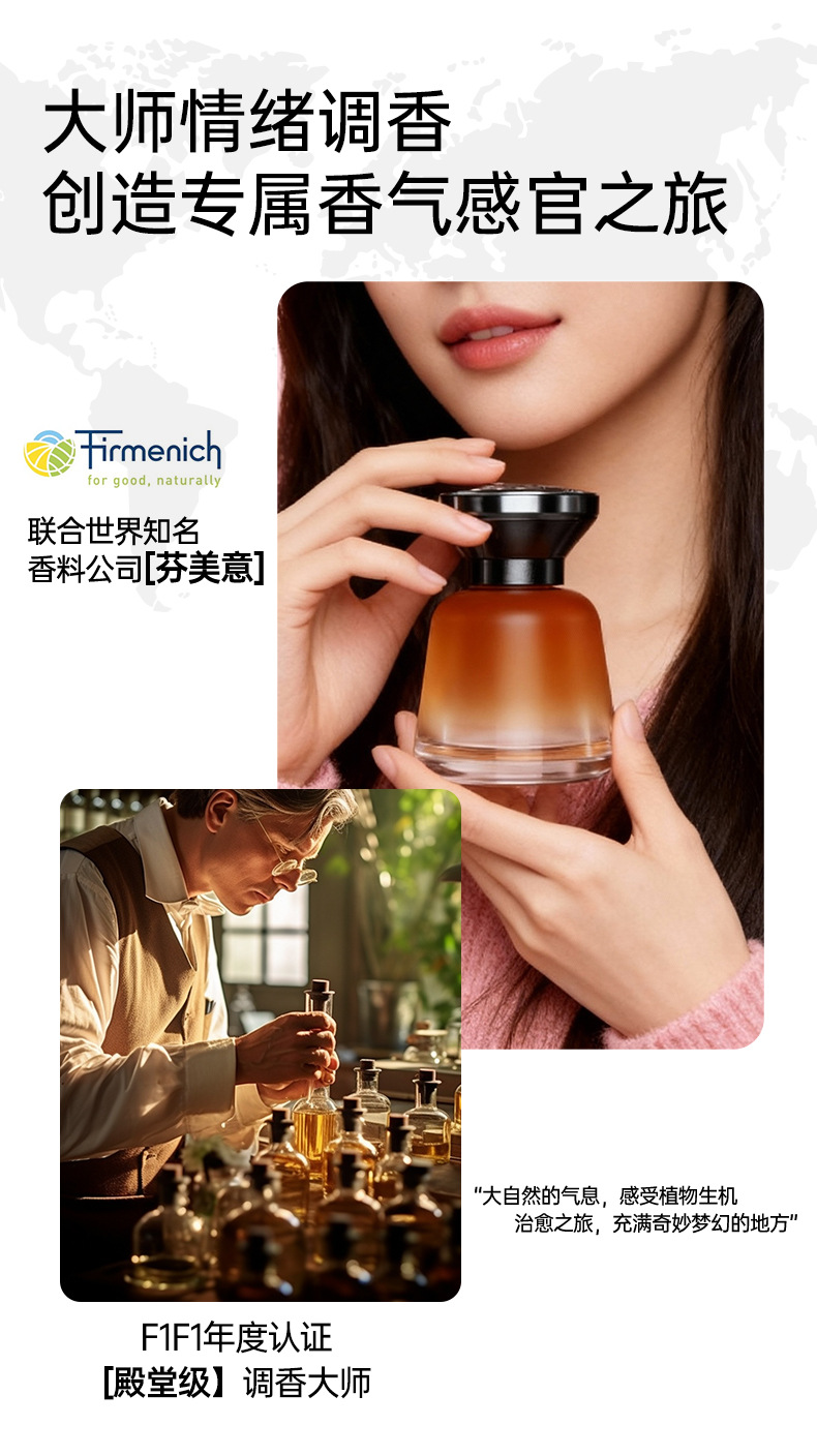 Shunwangshun Oriental Car Fragrance Perfume High-End Car Interior Decoration Long-Lasting Plant-Based Fragrance for Men and Women