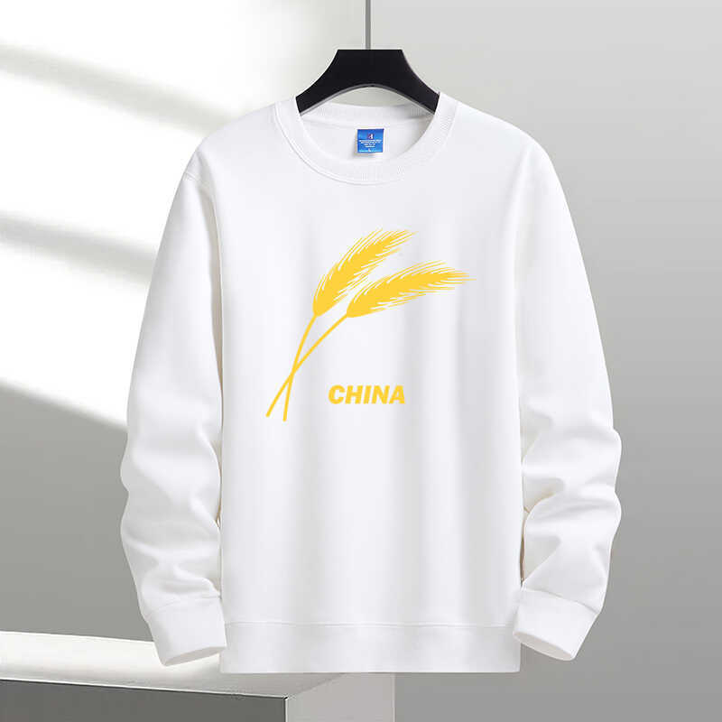 Teenage Men's Velvet Round Neck Sweatshirt Thickened Trendy Warm Loose Autumn and Winter Bottoming Jacket Top Long Sleeves Teenage Men's Velvet Round Neck Sweatshirt Thickened Trendy Warm Loose Autumn and Winter Bottoming Jacket Top Long Sleeves