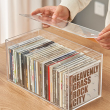 2025年日本亚克力家用碟片盒子光盘收纳盒箱塑料专辑游戏碟储存架