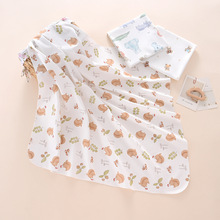 婴儿包巾90*90大尺寸宝宝包裹单新生儿产房襁褓巾纯棉儿童小浴巾