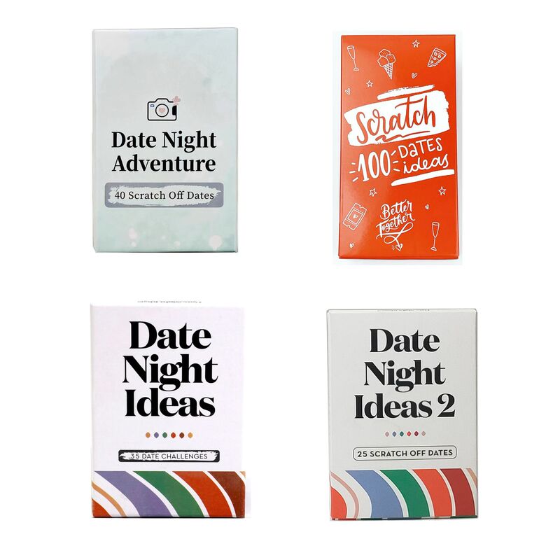 Foreign Trade Hot English sciatch 100 date ideas Couple Games Challenge Q & A Intimate Games Scratch