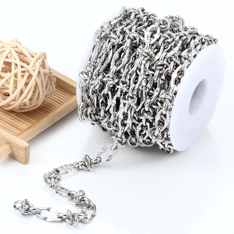 Diameter 9mm Jewelry Making Size DIY Jewelry Accessories Classification 1 M Quantity 1 M 304 Stainless Steel Diameter 9mm Jewelry Accessories Chain