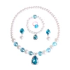 Blue set drop-shaped