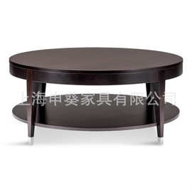 美式乡村现代简约轻奢实木会客小茶几客厅酒店会所前台别墅样板房